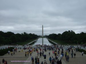 View from Lincoln Memorial to the Washington Monument